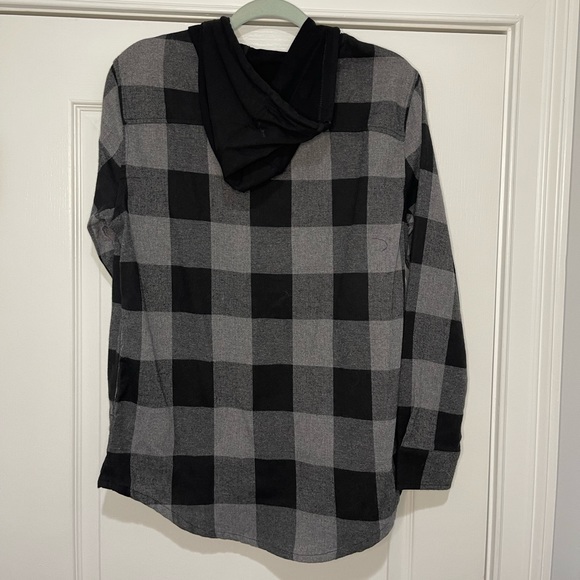 Alpha Forward Checkered hooded flannel - Picture 3 of 3